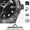 Fusion of Traditional Swiss Watchmaking and Winwatch's Patented NFC Hightech Inside Sapphire Crystal Fusion of Traditional Swiss Watchmaking and Winwatch's Patented NFC Hightech Inside Sapphire Crystal